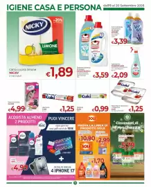 Volantino Supermercati Nonna Isa Pagina 11: Vaschetta in alluminio CUKI €1,25, Detersivo lavatrice OMINO BIANCO €3,59