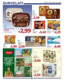 Volantino Supermercati Nonna Isa Pagina 8: Pocket Coffee espresso FERRERO €3,49, Paella Frosta €3,99