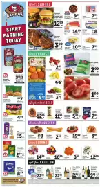 Safeway weekly ad Page 2: Open Nature Wild Caught Sockeye Salmon Fillet €14,99, Fat Boy Ice Cream Sandwiches €4,99