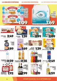 Volantino Enne Market Pagina 6: Lilia Acqua Naturale Giovane €1,69, Balconi Crostatina Cacao €1,39