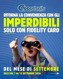 Volantino Opportunity Shop settimana 37 Pagina 1