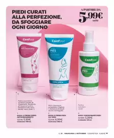 Catalogo Cristian Lay Pagina 77: Deodorante piedi Confoot €5,99, Crema piedi all'urea €6,99