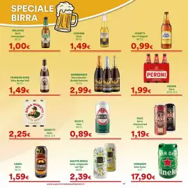 Volantino Supermercati Pasquale Prisco Pagina 17: Grimbergen birra blonde €2,99, Moretti birra €2,25