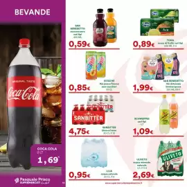 Volantino Supermercati Pasquale Prisco Pagina 18: Estathè thè pesca/limone zero zuccheri €0,85, Sanbitter bianco/rosso €4,75