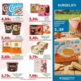 Volantino Supermercati Pasquale Prisco Pagina 9: Cornetto Algida €4,89, Tre Marie cornetto rodrigo moro/pistacchio €3,69