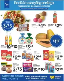 Smith's weekly ad week 37 Page 13: Tajin Clasico Seasoning €2,99, Guerrero Zero Net Carbs Tortillas €3,49