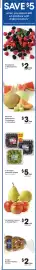 Smith's weekly ad week 37 Page 2: Kroger Seedless Grapes €5,00, Personal Watermelon, Cantaloupe or Honeydew €3,00