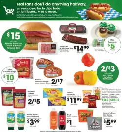 Smith's weekly ad week 37 Page 6: Sargento Cheese €5,00, Tyson chicken wings €10,00
