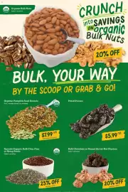 Sprouts Farmers Market weekly ad Page 10: Bulk Chocolate or Peanut Butter Nut Clusters