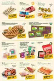Sprouts Farmers Market weekly ad Page 4: Teton Waters Ranch 100% Grass-Fed Beef Meatballs or Dinner Sausage €7,49