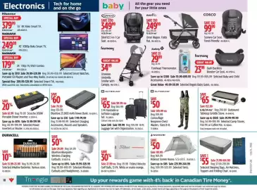 Canadian Tire flyer week 37 Page 10: Woods Hideout Screen House €119,99, Titleist Velocity Golf Balls €27,99
