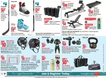 Canadian Tire flyer week 37 Page 12: Selected Renfrew R-Brand and Comp-o-stik Hockey Tape €19,99