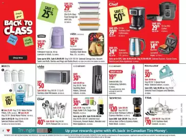 Canadian Tire flyer week 37 Page 2: Vida stainless-steel microwave €149,99