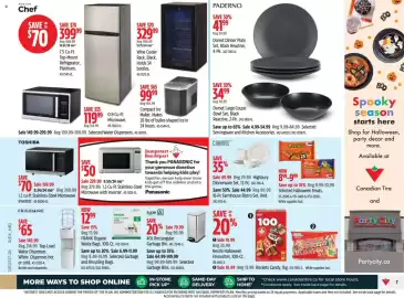 Canadian Tire flyer week 37 Page 7: Wine Cooler Rack, Black €329,99, Type A 40L Rectangular Garbage Bin €79,99