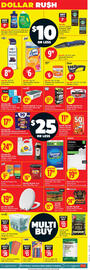 Canadian Tire flyer week 37 Page 2: Folgers classic roast coffee €16,99, Frank All-Purpose Microfibre Cloths €28,00