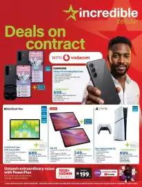 Incredible Connection catalogue Page 1: MacBook Neo €689,00, PS5 Slim Digital 825GB (E) €699,00