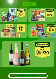 Asda leaflet week 37 Page 2: Mix & Match Any 4 €5,00, Mix & Match Any 3 for £5 €5,00