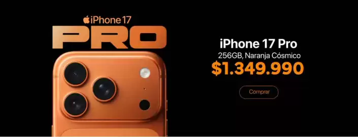 Catálogo MacOnline Página 4: Iphone 17 pro €1.349.990,00