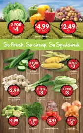Spudshed catalogue week 37 Page 4: Continental Cucumbers €5,00, Tomatoes Prepacked 1kg €3,99