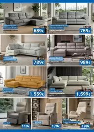 Catálogo Centro Hogar Sanchez Página 6: Chaiselonque €989,00, Relax - sillón arlo €119,00