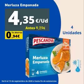 Folleto Supermercados Tu Alteza semana 37 Página 4: Pescanova - merluza empanada €4,35