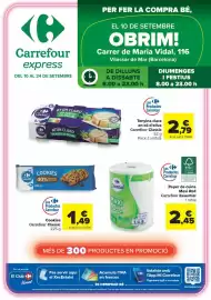 Folleto Carrefour Express Página 1: Carrefour bio - cookies classic €1,49