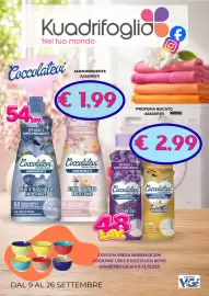 Volantino Kuadrifoglio Pagina 1: Coccolatevi ammorbidente €1,99