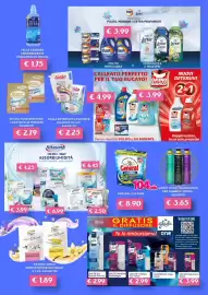 Volantino Kuadrifoglio Pagina 16: Scala detersivo lavatrice €2,25, Spuma di sciampagna lavatrice €2,79