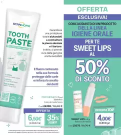 Catalogo Stanhome Pagina 102: Stanhome toothpaste €6,50, Stanhome Sweet Lips Balsamo per labbra €4,00