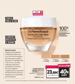 Catalogo Stanhome Pagina 64: Dr.Pierre Ricaud Fond de teint crème liftant €23,99