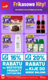 Polomarket gazetka tydzień 37 Strona 1: Ciasto czekoladowe Delecta €6,00, Krem do rąk i paznokci kozie mleko Ziaja €6,00