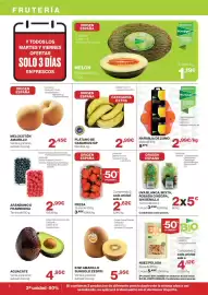 Catálogo Supercor Página 2: Fresa €2,62, Kiwi Amarillo Sungold Zespri €5,95