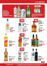Catálogo Supercor Página 21: Johnnie walker red soul €16,69, Captain Morgan Original Spiced Gold €12,49
