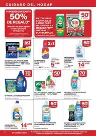 Catálogo Supercor Página 24: Somat lavavajillas en gel limón €5,40, Colon detergente gel azul €14,09