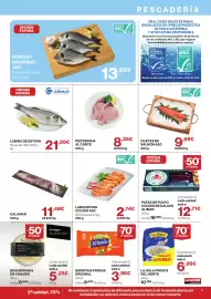 Catálogo Supercor Página 3: Langostino cocido asc €2,74, Filetes de salmón asc €9,98