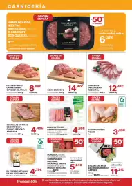 Catálogo Supercor Página 4: El Corre Inglesa lomo extra de cerdo 50% duroc €4,98, Jamoncitos de pollo €3,95
