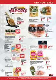 Catálogo Supercor Página 7: Elpozo jamón cocido extra braseado 1954 €1,00, Legado jamón ibérico €1,30