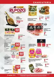 Catálogo Supercor Página 7: Elpozo jamón cocido extra braseado 1954 €1,00, Legado jamón ibérico €1,30