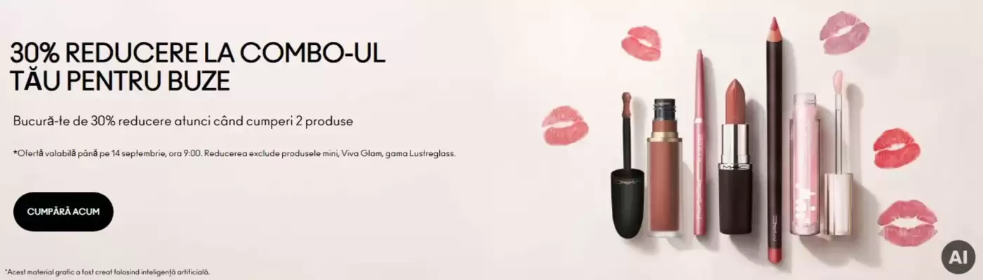 MAC Cosmetics (valid până la 14-09)