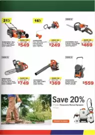 Total Tools catalogue Page 13: Husqvarna 21cc 122C 43cm (17") 2-Stroke Petrol Line Trimmer €249,00