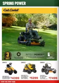 Total Tools catalogue Page 14: Cub Cadet 42" LT 42 Intellipower Ride-On Mower €5.299,00