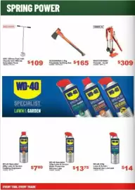 Total Tools catalogue Page 18: Husqvarna 2.8kg Polyamide Splitting Axe €165,00, Masterfinish PostJak - Small €309,00