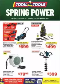 Total Tools catalogue Page 22: Earthcore Retractable Auto Hose Reel €79,95