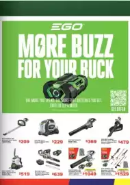 Total Tools catalogue Page 9: Ego 500 Power+ Brushless 48cc (18") 1x 30in Chainsaw Kit €639,00