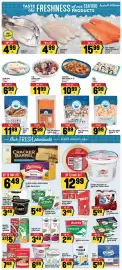 Marché Adonis flyer week 37 Page 4: Danone Activia drinkable yogurt €5,49, Blue Tide imitation crab for sushi €5,99