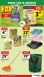 Intermarche gazetka tydzień 37 Strona 35: Obuwie ogrodowe ocieplane €22,99, Kietki €4,99