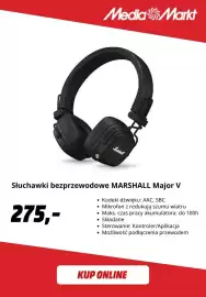 Media Markt gazetka Strona 8: Słuchawki bezprzewodowe Marshall Major V €275,00