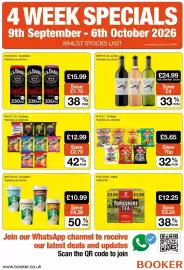 Booker Wholesale brochure Page 1: Royal jelly sweets €5,65, Secrets of the Scottish MUP €24,99