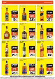 Booker Wholesale brochure Page 18: Famous Grouse €82,69, E&J €89,89