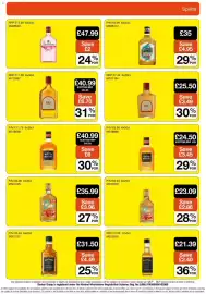 Booker Wholesale brochure Page 19: Scottish Mup €40,99, Lambs single rum €35,00